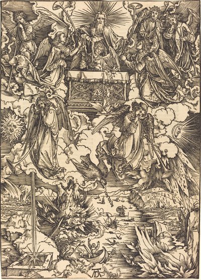 Siedmiu Aniołów z Trąbami autorstwa Albrecht Dürer