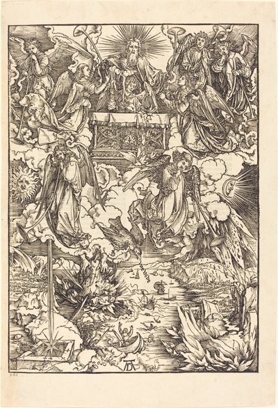 Siedmiu Aniołów z Trąbami autorstwa Albrecht Dürer