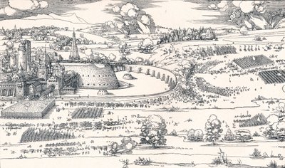 Oblężenie twierdzy I, 1527 1906 autorstwa Albrecht Dürer