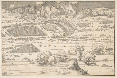 Oblężenie twierdzy.n.d. autorstwa Albrecht Dürer