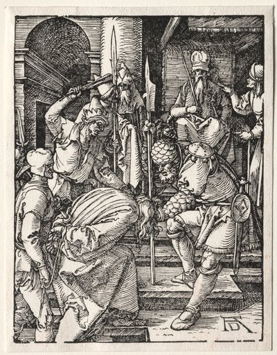 Mała pasja: Chrystus przed Annaszem autorstwa Albrecht Dürer