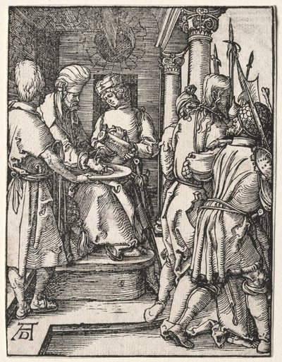 Mała pasja: Piłat myje ręce autorstwa Albrecht Dürer
