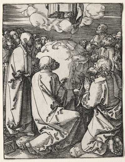 Mała pasja: Wniebowstąpienie autorstwa Albrecht Dürer