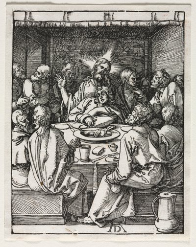 Mała pasja: Ostatnia Wieczerza autorstwa Albrecht Dürer