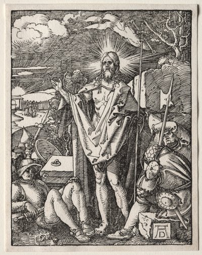 Mała pasja: Zmartwychwstanie autorstwa Albrecht Dürer
