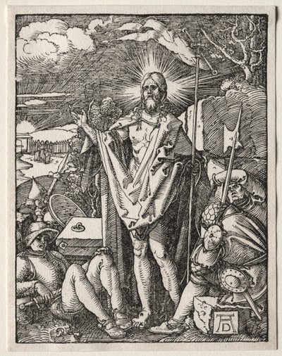 Mała pasja: Zmartwychwstanie, 1509-1511. autorstwa Albrecht Dürer