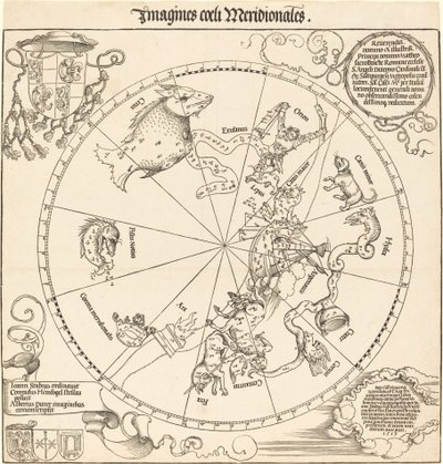 Południowa półkula niebieska autorstwa Albrecht Dürer