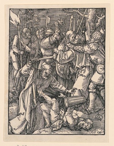 Wzięcie Chrystusa, z serii Mała pasja autorstwa Albrecht Dürer