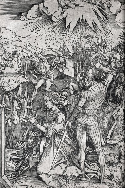 Tortury św. Katarzyny Aleksandryjskiej autorstwa Albrecht Dürer