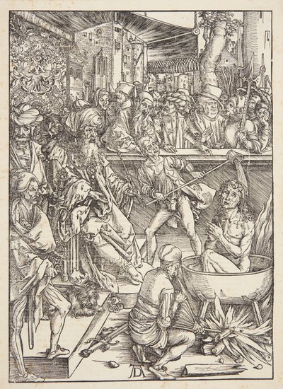 Tortura św. Jana Ewangelisty autorstwa Albrecht Dürer