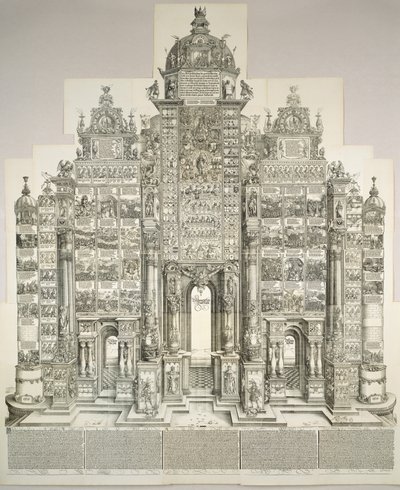 Łuk triumfalny Maksymiliana, wydanie 1515 1799. autorstwa Albrecht Dürer