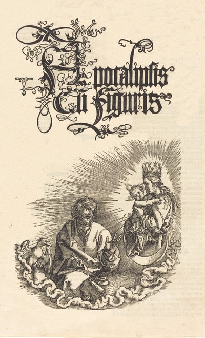 Dziewica ukazująca się św. Janowi, 15101511. autorstwa Albrecht Dürer