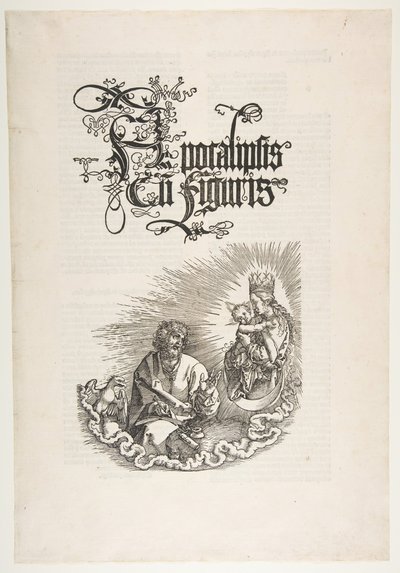 Dziewica ukazująca się św. Janowi, z Apokalipsy.n.d. autorstwa Albrecht Dürer