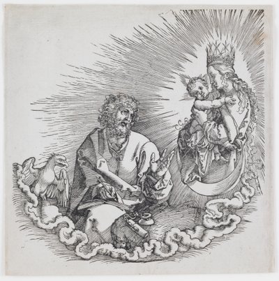 Dziewica ukazująca się św. Janowi z wydania „Apokalipsy” z 1511 r. autorstwa Albrecht Dürer