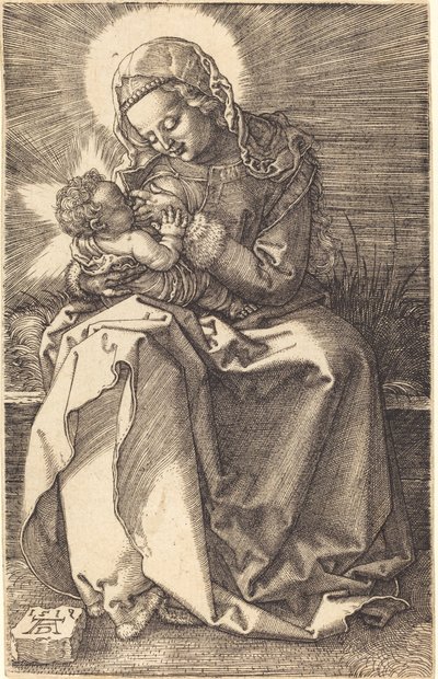 Dziewica karmiąca dziecko autorstwa Albrecht Dürer
