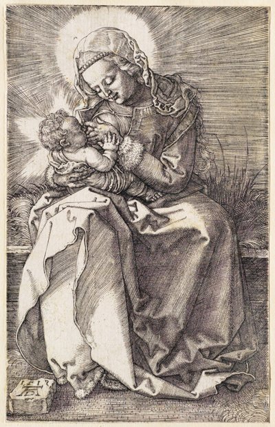 Matka Boska karmiąca Dzieciątko autorstwa Albrecht Dürer