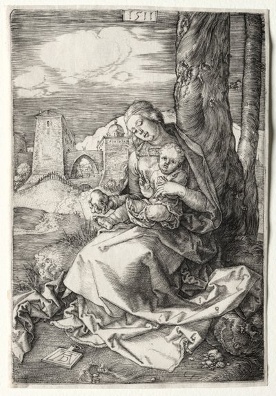 Dziewica z Dzieciątkiem z Gruszką autorstwa Albrecht Dürer