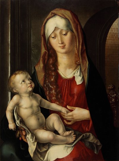 Dziewica z Dzieciątkiem Madonna del Patrocinio , 1495. autorstwa Albrecht Dürer