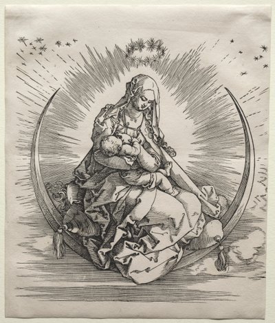 Dziewica na półksiężycu autorstwa Albrecht Dürer