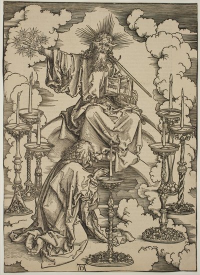 Wizja siedmiu świeczników autorstwa Albrecht Dürer