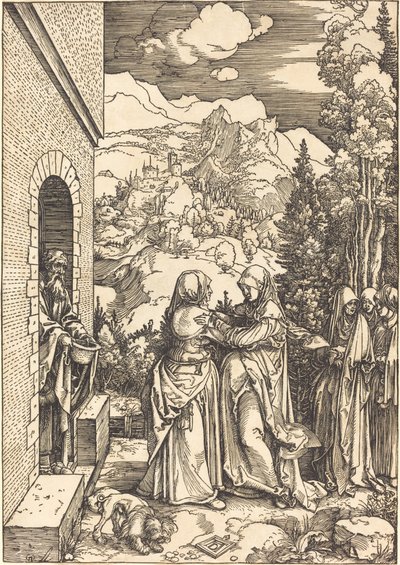 Nawiedzenie Matki Boskiej autorstwa Albrecht Dürer