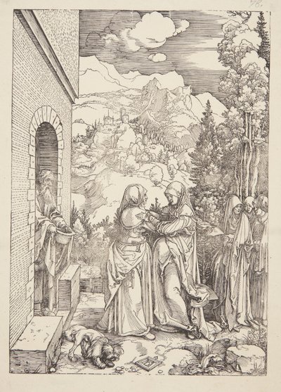 Nawiedzenie Matki Boskiej autorstwa Albrecht Dürer