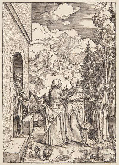 Nawiedzenie Matki Boskiej autorstwa Albrecht Dürer