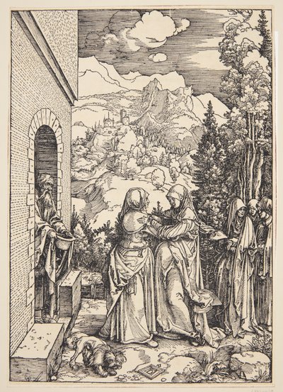 Nawiedzenie Matki Boskiej autorstwa Albrecht Dürer