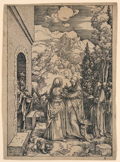 Nawiedzenie, z „Życia Dziewicy” autorstwa Albrecht Dürer