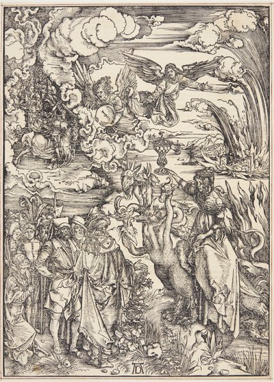 Nierządnica Babilonu autorstwa Albrecht Dürer