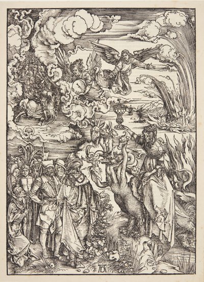Nierządnica Babilonu autorstwa Albrecht Dürer