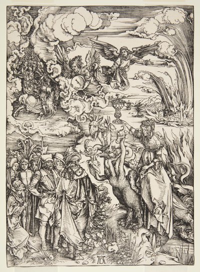 Nierządnica Babilonu, z Apokalipsy autorstwa Albrecht Dürer