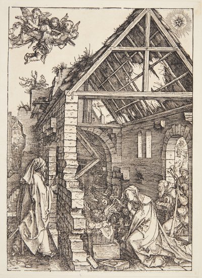Adoracja pasterzy autorstwa Albrecht Dürer