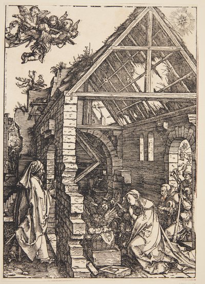 Adoracja pasterzy autorstwa Albrecht Dürer