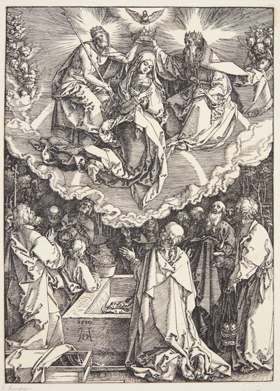 Wniebowzięcie i koronacja Matki Boskiej autorstwa Albrecht Dürer