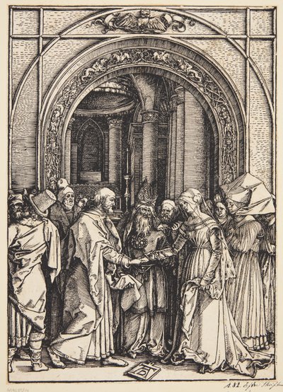 Zaręczyny Dziewicy autorstwa Albrecht Dürer