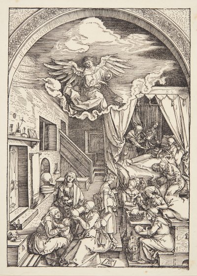 Narodziny Dziewicy autorstwa Albrecht Dürer