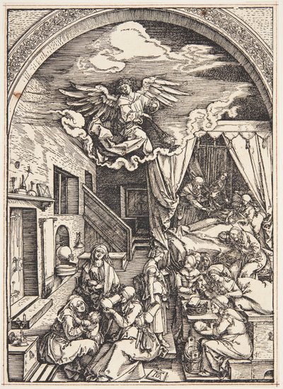 Narodziny Dziewicy autorstwa Albrecht Dürer