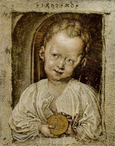 Chłopiec Jezus jako Zbawiciel autorstwa Albrecht Dürer