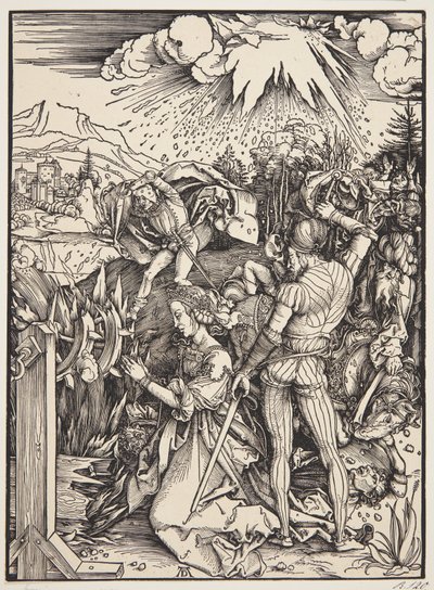 Męczeństwo św. Katarzyny autorstwa Albrecht Dürer
