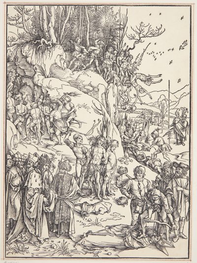 Męczeństwo dziesięciu tysięcy autorstwa Albrecht Dürer