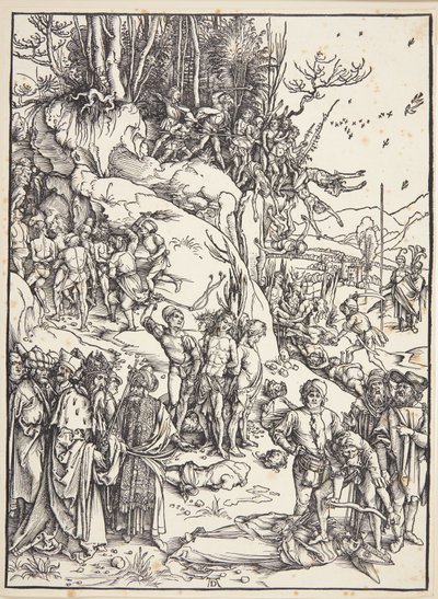 Męczeństwo dziesięciu tysięcy autorstwa Albrecht Dürer