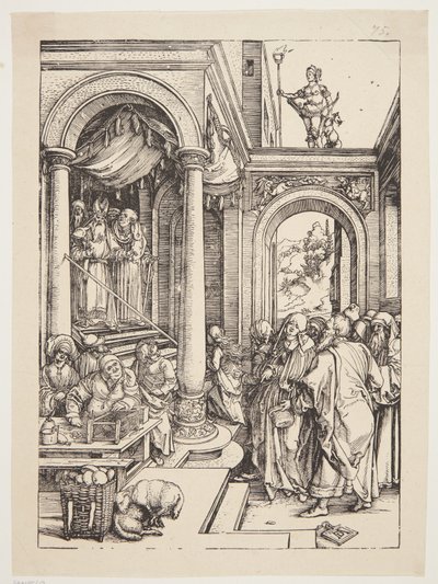 Prezentacja Matki Boskiej w świątyni autorstwa Albrecht Dürer