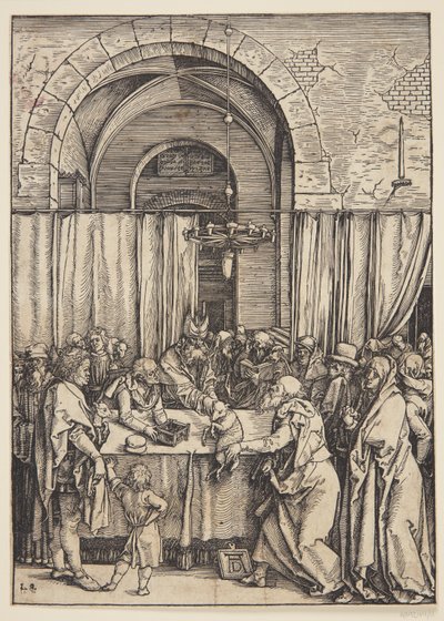 Odrzucenie ofiary Joachima autorstwa Albrecht Dürer