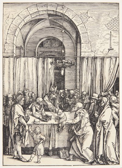 Odrzucenie ofiary Joachima autorstwa Albrecht Dürer