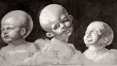 Trzy głowy dzieci, 1506 autorstwa Albrecht Dürer