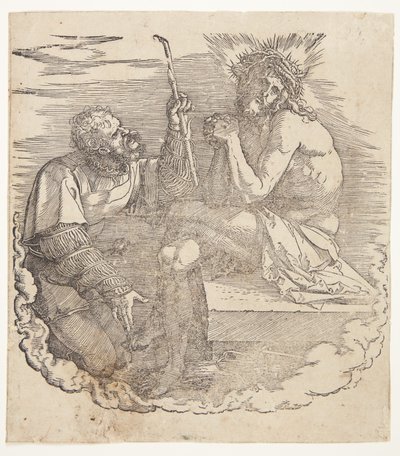 Strona tytułowa: Naśmiewanie się z Chrystusa autorstwa Albrecht Dürer
