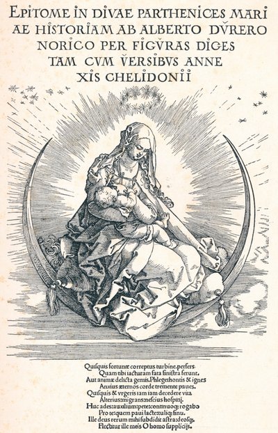 Strona tytułowa Życia Dziewicy, 1511 1906 autorstwa Albrecht Dürer