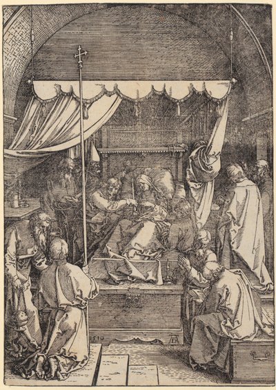 Śmierć Maryi autorstwa Albrecht Dürer
