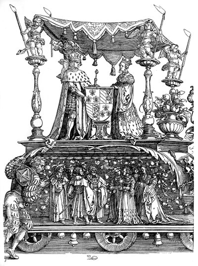 Triumfalny powrót Maksymiliana I, 1515, 1936 autorstwa Albrecht Dürer